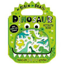Cargar imagen en el visor de la galería, SHINY STICKERS MY GREEN AND SCALY DINOSAUR