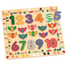 Cargar imagen en el visor de la galería, ROMPECABEZAS MADERA 1 AL 10 (DJ01809)
