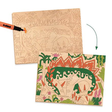 Cargar imagen en el visor de la galería, LIENZOS PARA COLOREAR DINO WORLD (DJ08739)