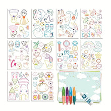 Cargar imagen en el visor de la galería, CAJA DE MANUALIDADES COLOREA CON PLANTILLA A WORLD TO CREATE PINK (DJ08996)