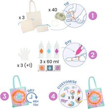 Cargar imagen en el visor de la galería, KIT CREATIVO PARA DESCUBRIR EL TIE DYE (DJ07942)