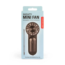 Cargar imagen en el visor de la galería, MINI VENTILADOR PORTATIL NEGRO (FA12-BK)
