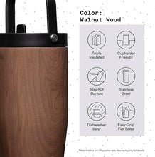 Cargar imagen en el visor de la galería, VASO GO CUP XL WALNUT WOOD 887 ML 30 OZ (2830PWW)