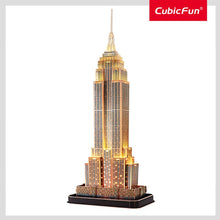 Cargar imagen en el visor de la galería, ROMPECABEZAS 3D LED EMPIRE STATE BUILDING 37 PCS (L539h)