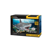 Cargar imagen en el visor de la galería, ROMPECABEZAS 3D GREAT WHITE SHARK 72 PCS (DS1098h)