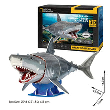 Cargar imagen en el visor de la galería, ROMPECABEZAS 3D GREAT WHITE SHARK 72 PCS (DS1098h)
