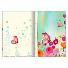 Cargar imagen en el visor de la galería, LIBRETA TD MEDIANA BUTTERFLY TURQUESA (BUT-17-1)