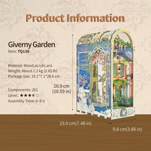 Cargar imagen en el visor de la galería, ROMPECABEZAS 3D BOOKNOOK GIVERNY GARDEN (TQ138)
