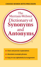Cargar imagen en el visor de la galería, DICTIONARY OF SYNONYMS AND ANTONYMS