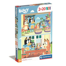Cargar imagen en el visor de la galería, ROMPECABEZAS BLUEY 2 X 20 PCS (24807)