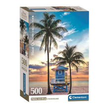 Cargar imagen en el visor de la galería, ROMPECABEZAS MIAMI BEACH FLORIDA COMPACT 500 PCS (35574)