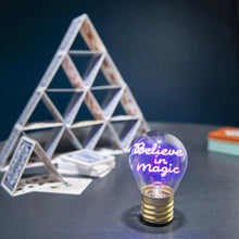 Cargar imagen en el visor de la galería, LAMPARA DE MESA BULB FICTION BELIEVE IN MAGIC (CLB0017)