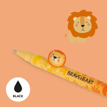 Cargar imagen en el visor de la galería, LAPICERO GEL LOVELY FRIENDS BLACK LION (CPP0013)
