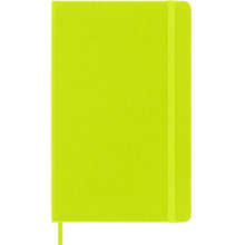 Cargar imagen en el visor de la galería, RULED NOTEBOOK LARGE HARD COVER LEMON GREEN