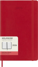 Cargar imagen en el visor de la galería, AGENDA 2026 12 M DAILY LARGE SCARLET RED SOFT COVER
