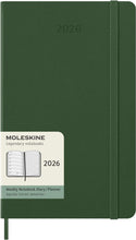 Cargar imagen en el visor de la galería, AGENDA 2026 12M WEEKLY LARGE MYRTLE GREEN HARD COVER
