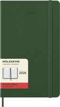 Cargar imagen en el visor de la galería, AGENDA 2026 12M DAILY LARGE MYRTLE GREEN HARD COVER
