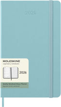 Cargar imagen en el visor de la galería, AGENDA 2026 12M WEEKLY LARGE HARD COVER AQUAMARINE