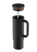 Cargar imagen en el visor de la galería, VASO STRAW CUP TUXEDO BLACK 800 ML (002234)