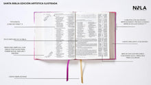 Cargar imagen en el visor de la galería, NBLA BIBLIA EDICION ARTISTICA ILUSTRADA ROSADO (TD)