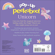 Cargar imagen en el visor de la galería, POP UP PEEKABOO UNICORN (BB)