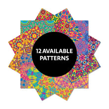 Cargar imagen en el visor de la galería, ORIGAMI PAPER 500 SHEETS KALEIDOSCOPE PATTERNS 6