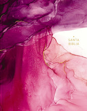 Cargar imagen en el visor de la galería, NBLA BIBLIA EDICION ARTISTICA ILUSTRADA ROSADO (TD)