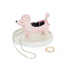 Cargar imagen en el visor de la galería, PORTA ANILLOS POODLE ROSA (28221)