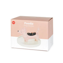 Cargar imagen en el visor de la galería, PORTA ANILLOS POODLE ROSA (28221)