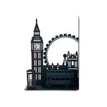 Cargar imagen en el visor de la galería, SUJETALIBROS LONDON NEGRO (28236)