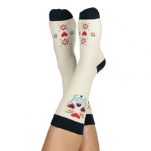Cargar imagen en el visor de la galería, MEDIAS CALACA SOCKS WHITE (EMSNOCCLWH)