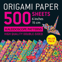 Cargar imagen en el visor de la galería, ORIGAMI PAPER 500 SHEETS KALEIDOSCOPE PATTERNS 6
