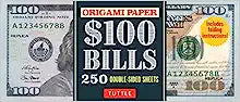 Cargar imagen en el visor de la galería, ORIGAMI PAPER ONE HUNDRED BILLS