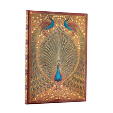 Cargar imagen en el visor de la galería, HAFIZ S PEACOCKS MIDI LINED (9889-8)