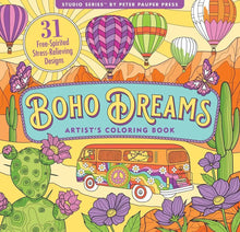 Cargar imagen en el visor de la galería, LIBRO PARA COLOREAR ADULTO BOHO DREAMS (342249)