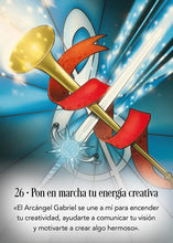 Cargar imagen en el visor de la galería, ARCANGEL MIGUEL ESPADA DE LUZ ORACULO (LIBRO + CARTAS)