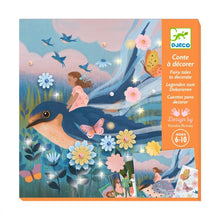 Cargar imagen en el visor de la galería, CAJA DE CALCOMANIAS Y DECORACION THUMBELINA (DJ09429)