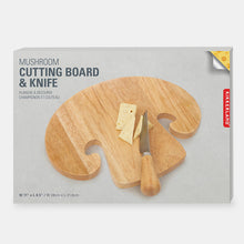 Cargar imagen en el visor de la galería, MUSHROOM CUTTING BOARD & KNIFE