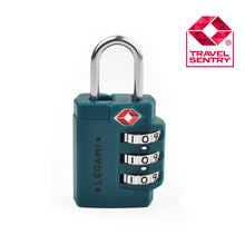 Cargar imagen en el visor de la galería, CANDADO TSA LUGGAGE PADLOCK PETROL BLUE (TSA0003)