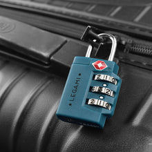 Cargar imagen en el visor de la galería, CANDADO TSA LUGGAGE PADLOCK PETROL BLUE (TSA0003)