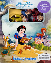 Cargar imagen en el visor de la galería, CUENTOS Y AVENTURAS DISNEY BLANCA NIEVES (BB)
