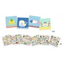 Cargar imagen en el visor de la galería, SET CREAR CON STICKERS ANIMALES MARINOS (DJ08931)