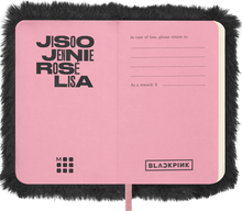 Cargar imagen en el visor de la galería, LIBRETA TD PIEL RAYADA MINI BLACKPINK