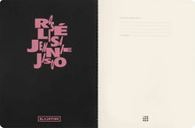 Cargar imagen en el visor de la galería, LIBRETA CAHIER RAYADA XLARGE BLACKPINK