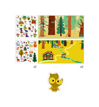 Cargar imagen en el visor de la galería, SET HISTORIAS CON CALCOMANIAS BOSQUE MAGICO (DJ08956)