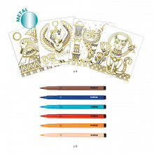 Cargar imagen en el visor de la galería, TARJETAS PARA COLOREAR EGIPTO (DJ09476)