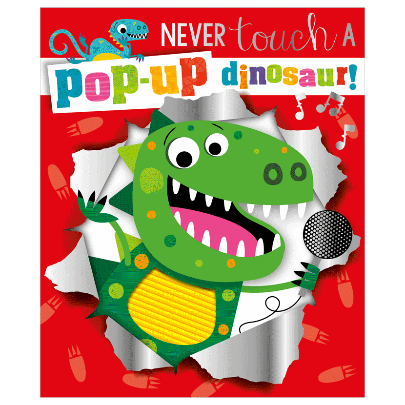 NEVER TOUCH A POP UP DINOSAUR (BB)