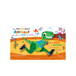NEVER TOUCH A POP UP DINOSAUR (BB)