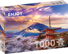 Cargar imagen en el visor de la galería, ROMPECABEZAS FUJI MOUNTAIN IN SPRING JAPAN 1000 PCS (ENJOY-1368)
