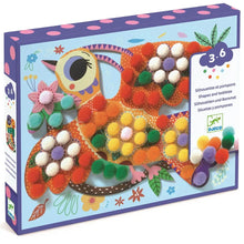 Cargar imagen en el visor de la galería, CAJA DE MANUALIDADES SILUETAS Y POMPONES PAJAROS (DJ00070)
